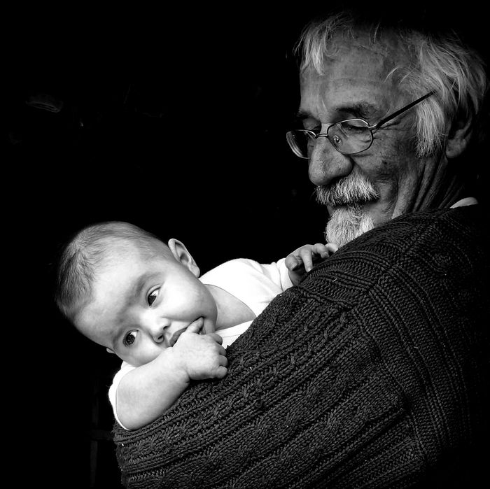 sous la protection de papy...