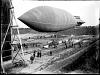 Dirigeable "le Ville de Paris" 1, devant son hangar à Montesson en 1904 - photo collection Paul Dubois